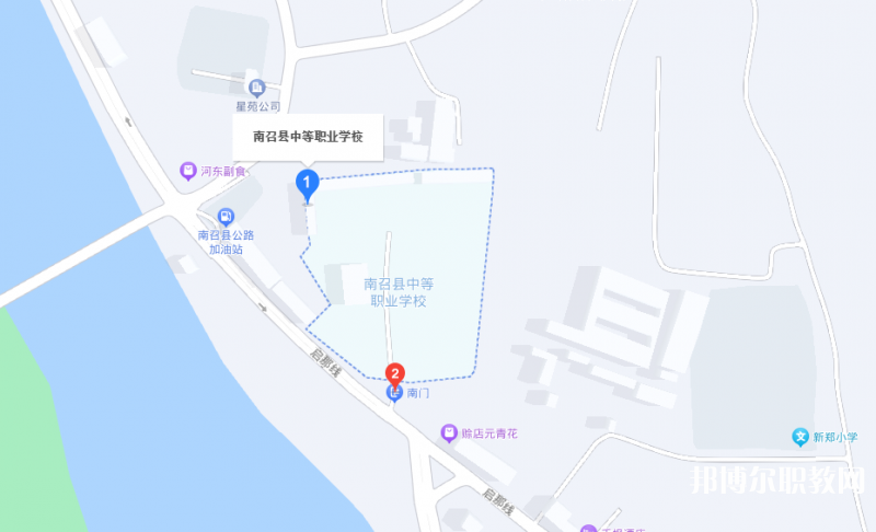 南召縣培英中等職業(yè)學(xué)校地址，乘車路線