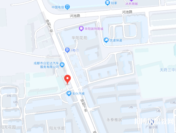 天府成人中等專業(yè)學(xué)校地址，乘車路線 