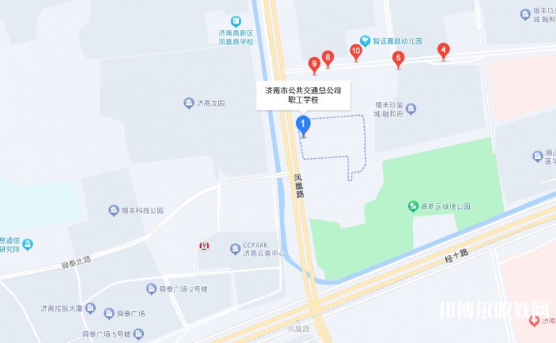 濟(jì)南市公共交通職業(yè)高級中學(xué)地址，乘車路線