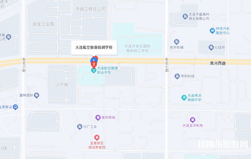 大連航空管理中等職業(yè)技術(shù)學(xué)校地址，乘車路線