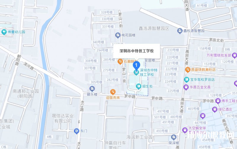 深圳市中特技工學(xué)校地址，乘車路線